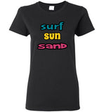 SURF SUN SAND