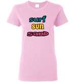 SURF SUN SAND