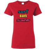 SURF SUN SAND