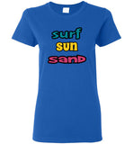 SURF SUN SAND