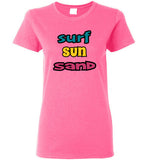 SURF SUN SAND