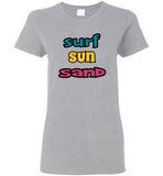 SURF SUN SAND