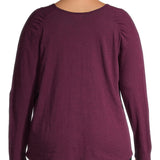 Terra & Sky Women's Dot Print Baseball T-Shirt